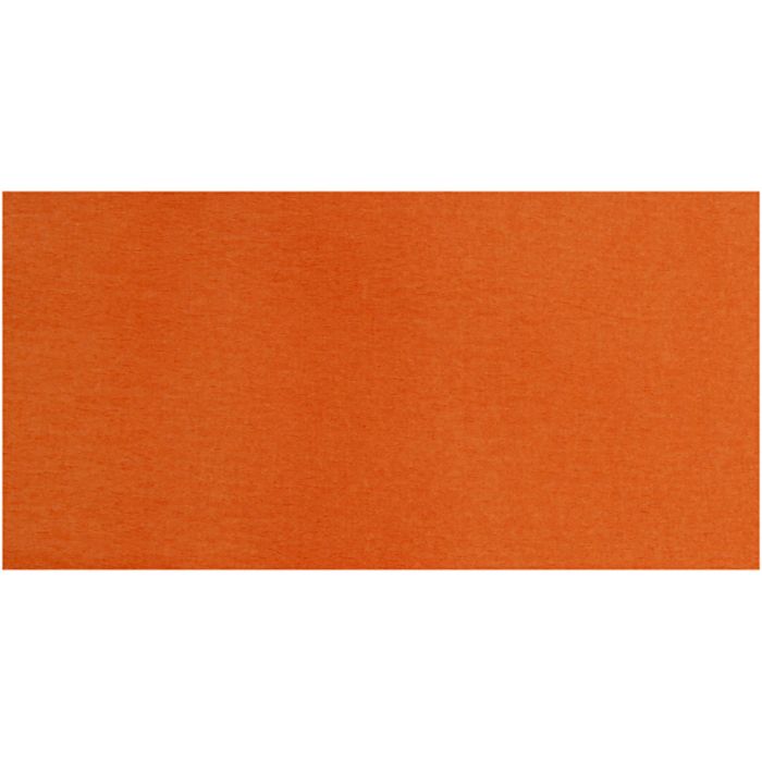 Crepepapier, vel 50x250 cm, 22 gr, oranje, 10 vouw/ 1 doos